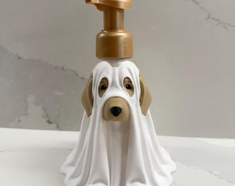 Golden retriever Ghost Dog bath and body works soap holder