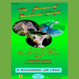 Needle Felting Bird Feather Tutorial – PDF eBook (21 Pages)