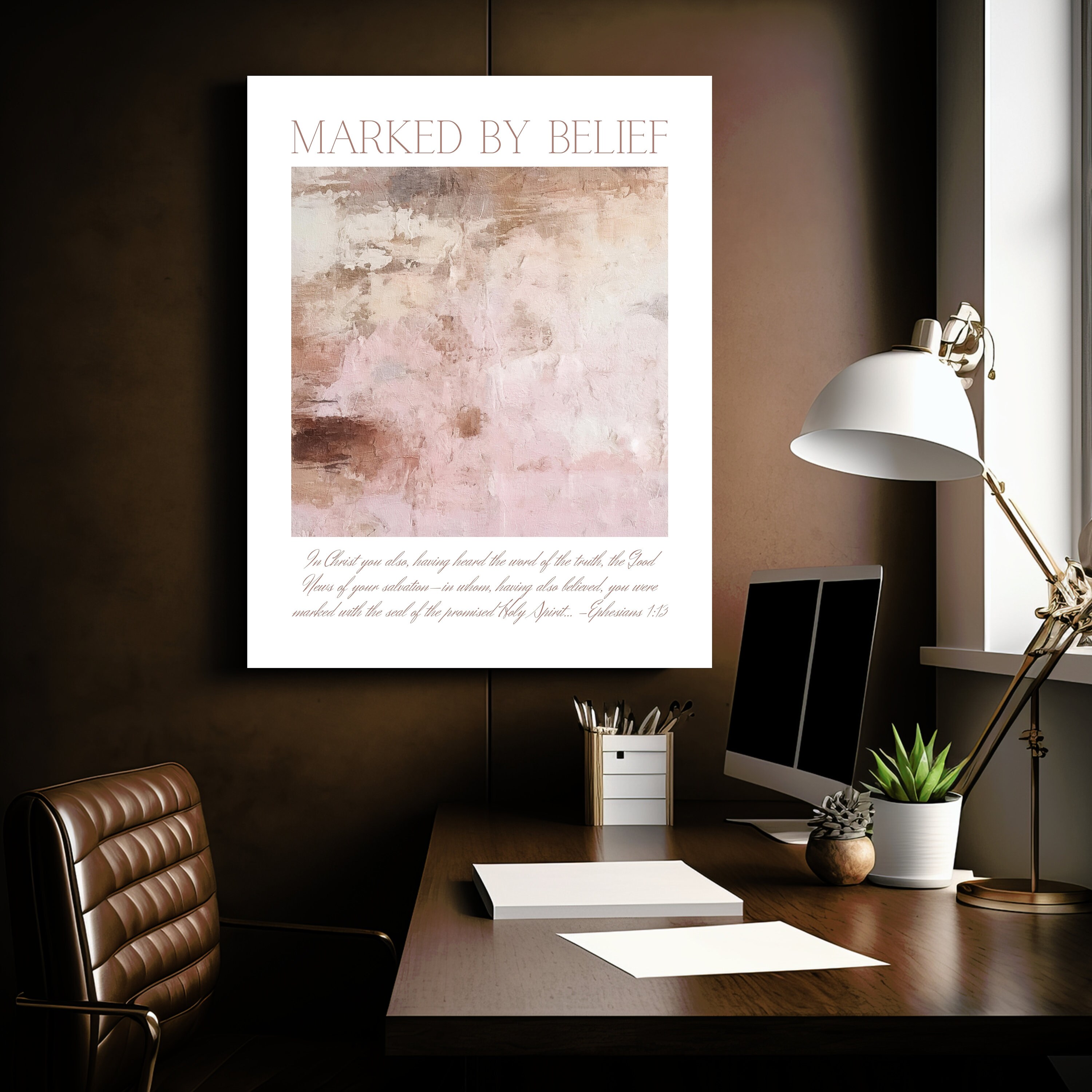 DIGITAL PRINTABLE marked by Belief Ephesians - Etsy
