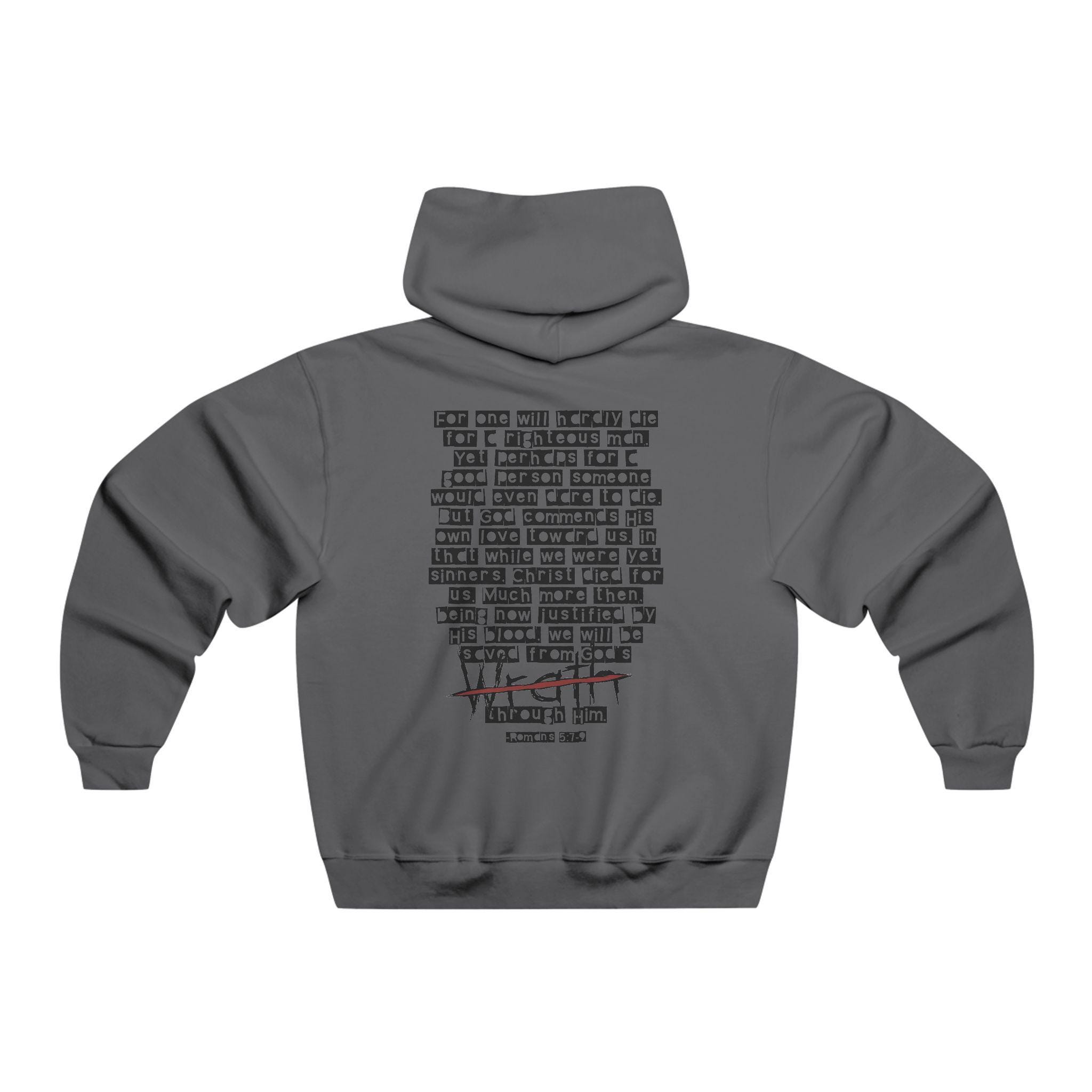 Wrath Satisfied Christian Hoodie, Bible Verse Christian Shirt 