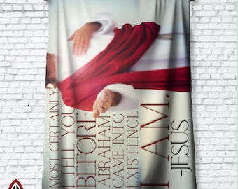 Bijbelvers deken, esthetische christelijke deken, decoratieve christelijke deken, christelijk geloof deken, religieuze deken, Gods liefde