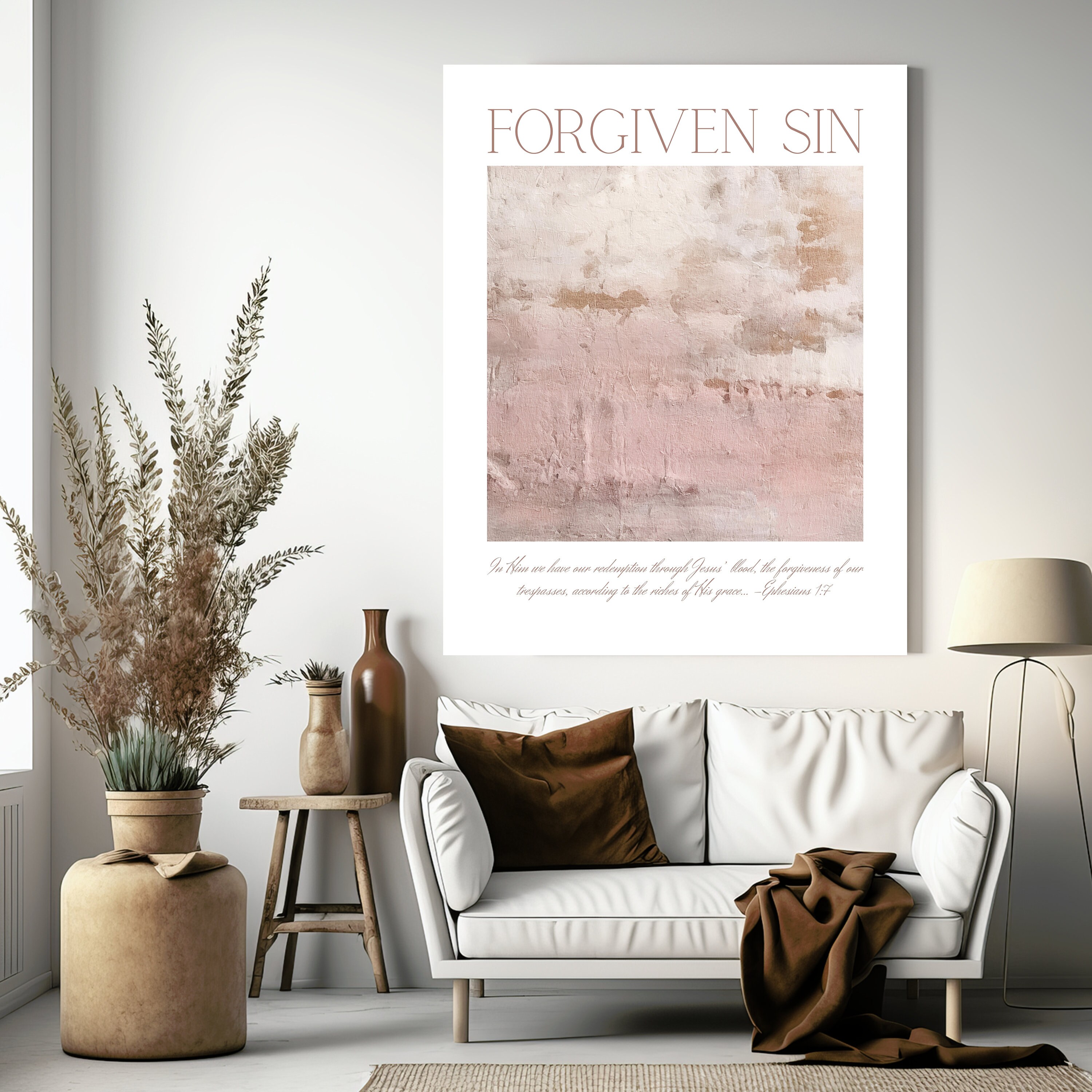 DIGITAL PRINTABLE forgiven Sin Ephesians 1:7 - Etsy