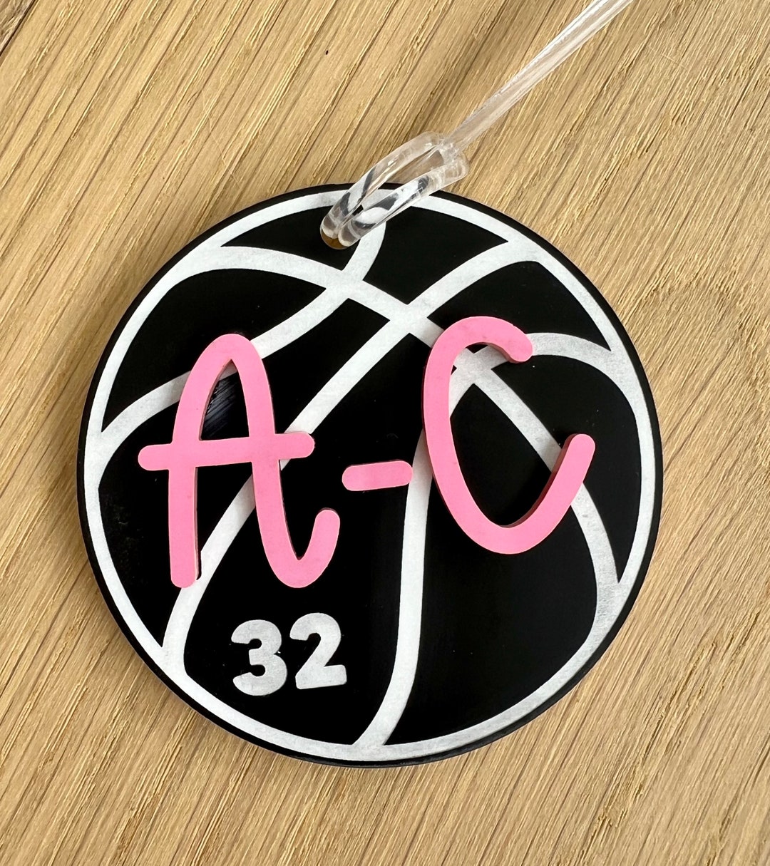 Basketball Bag Tag, Basketball Player Name Tag, Basketball Tournament
