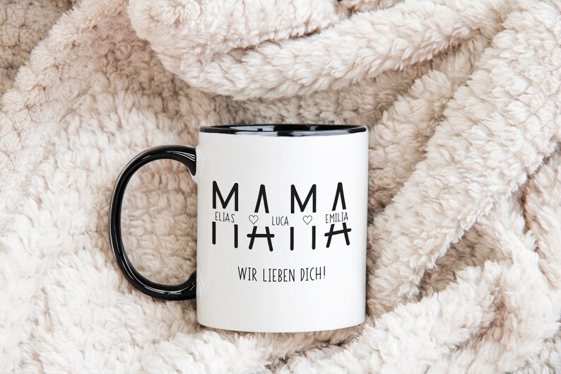 Personalisierte Tasse zum Muttertag Muttertagstasse Muttertagsgeschenk Tasse personalisiert Geschenk zum Muttertag Geschenk Mama Bild 5