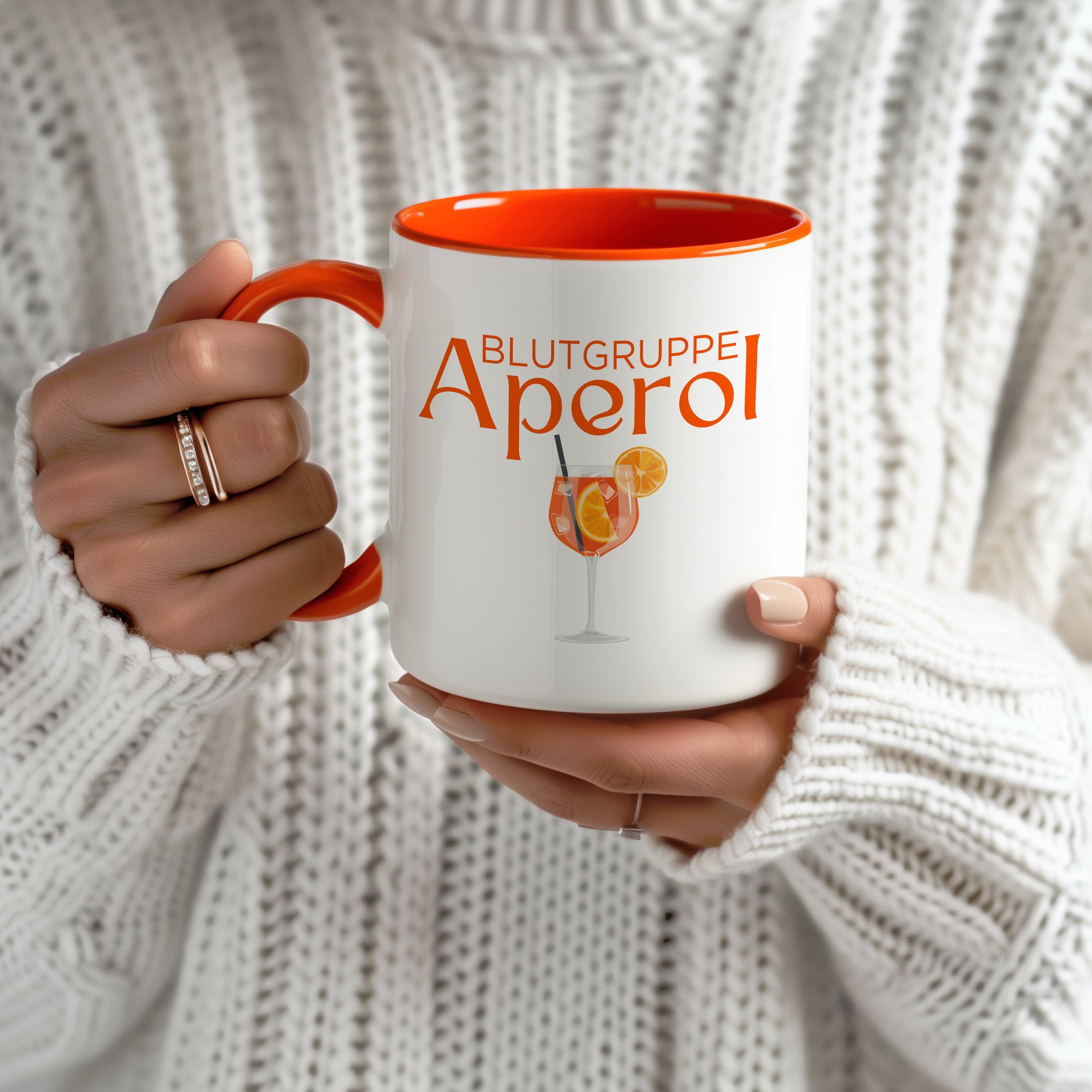 Aperol Spruch-Tasse: \"Kaffee, Weil Es Für Aperol Zu Früh Ist\" – Lustige Bürotasse Als Geschenk Für Kolleginnen