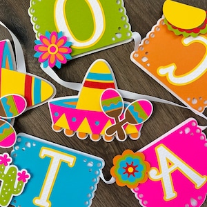 Fiesta Birthday Banner - Taco Twosday Theme - First Fiesta Birthday - Taco Tuesday Party Decor - Fiesta Birthday Theme