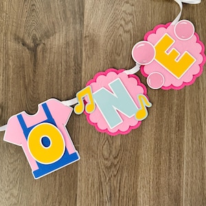 Ms Rachel Highchair Banner - Can You Say One Birthday - Ms Rachel Party