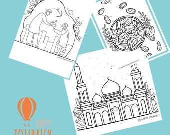 Islamic Coloring Pages