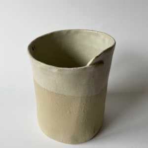 Small White Ceramic Vase Handmade Ceramic Vase Design Vase Home Decor Ceramic Vessel Unique Vase image 2