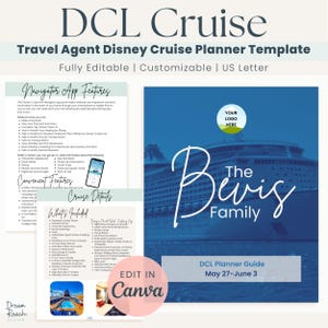 Magical Cruise Vacation Planner Guide Template for Travel Agents Magical Cruise Vacation  Edit in Canva Instant Download