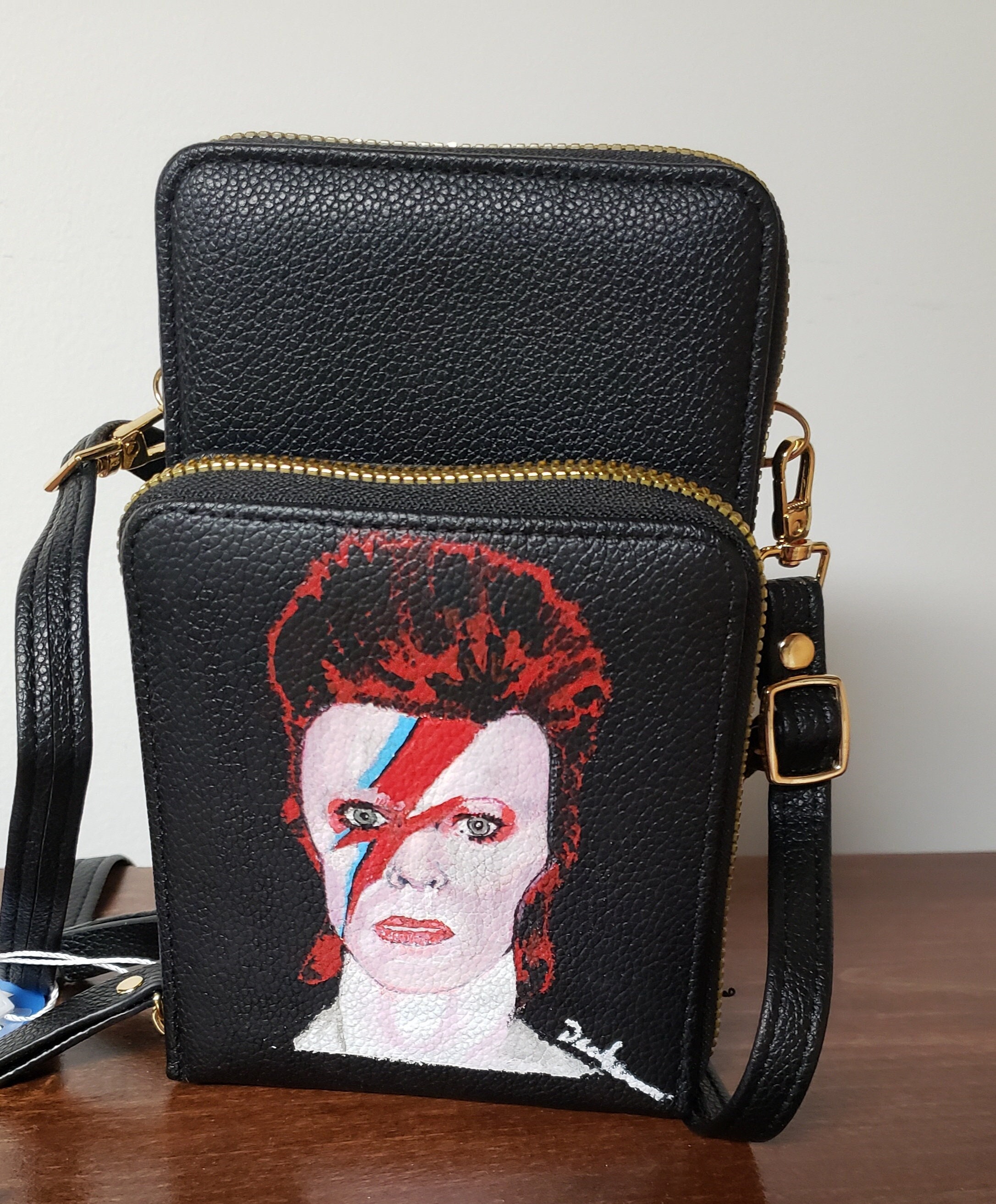 David Bowie Club Faux Leather Bag. - Etsy