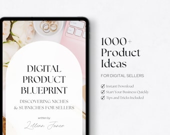 Niche eBook, How to Sell on Etsy, Product Ideas, Digital Products, Passive Income, Small Business Ideas, Bestsellers, Product Research