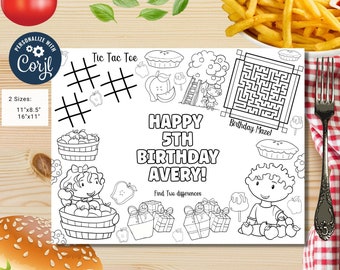 Giochi di pagine da colorare modificabili Raccolta delle mele / Pagina da colorare di decorazioni di mele / Festa delle mele / Compleanno di mele che bobbing / Festa delle mele #K174