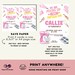 Editable Baking Invitation Baking Birthday Invitation Printable ...