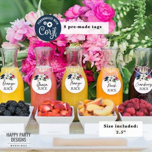 Mimosa Bar Labels - Etsy
