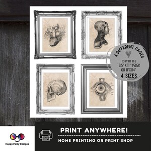 Vintage Halloween printables | wall decor | printable wall art | instant download | Halloween downloadable prints | Halloween Decor #K166