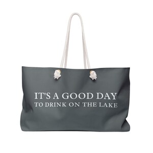 Bolsa de fin de semana para beber en el lago, bolsa para beber en el lago, bolsa para una escapada de verano, bolsa de viaje, bolsa de viaje para vacaciones