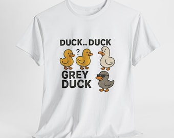 Duck Duck Grey Duck Unisex Tee | Cool Minnesota T-Shirt | Perfect Gift for Duck Lovers & Adventure Seekers