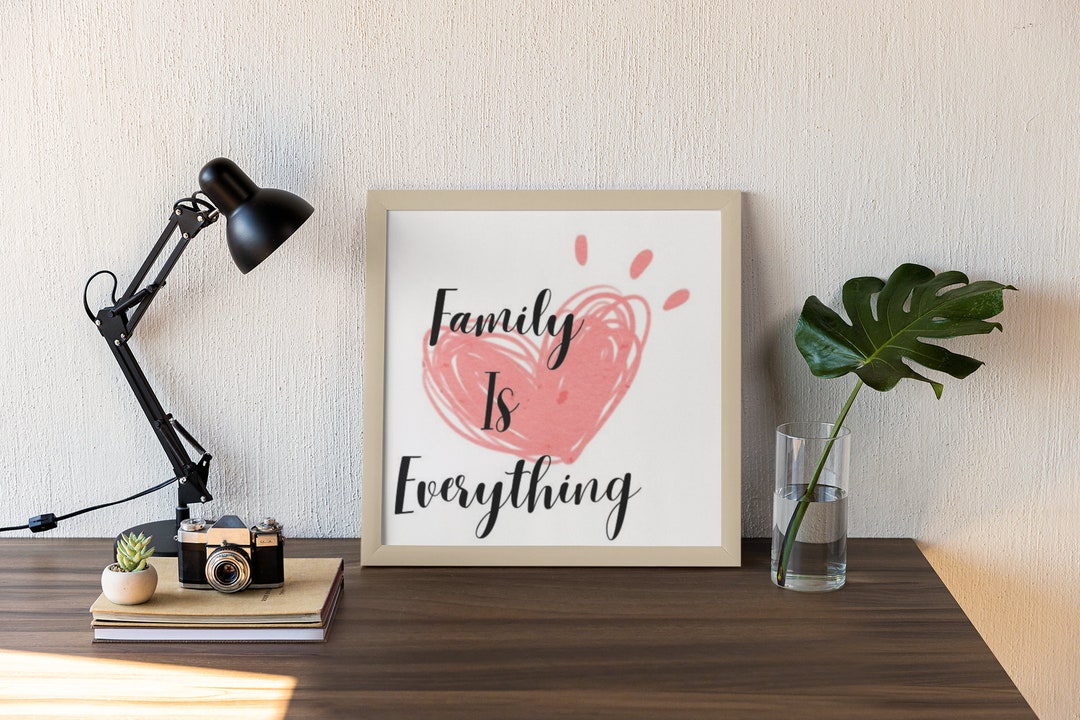 Rustic Family Wall Decor Digital Download Printable Art With Etsy