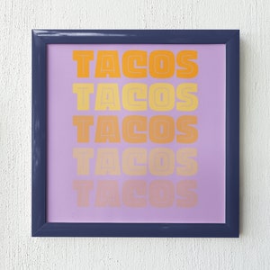 Typography Print, Taco Bar Decor, Mexican Restaurant Decor, Instant Download, Digital Wall Art, Home Decor, Kitchen Sign