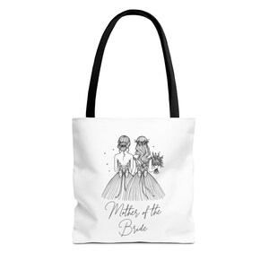 Mutter der Braut Einkaufstasche, Hochzeitsgeschenk, Brautparty-Tasche, Blumentasche, Hochzeitzusätze, Brautpartygeschenk