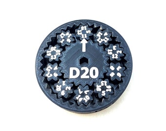 D20 Fidget Spinner Würfel - DnD Roleplaying Würfel - Individuelle Farben