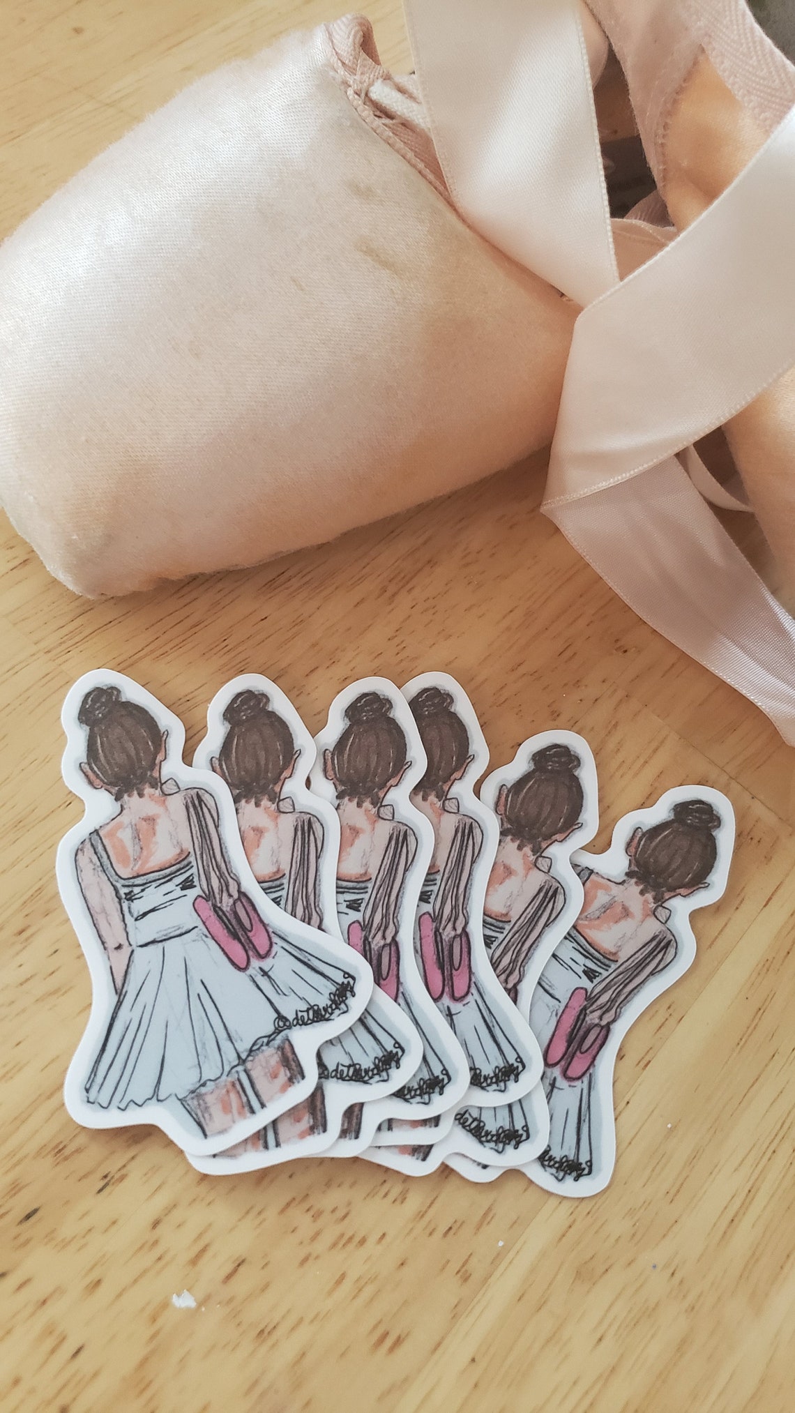 Ballet Dancer Stickers reprints of Original Drawing/illustration - Etsy