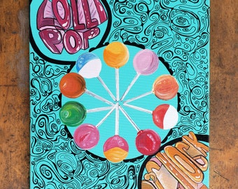 Lollipop Original Painting