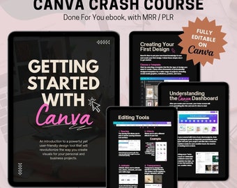 Canva Crashkurs, PLR/MRR Wiederverkaufsrechte (Digitaler Download)