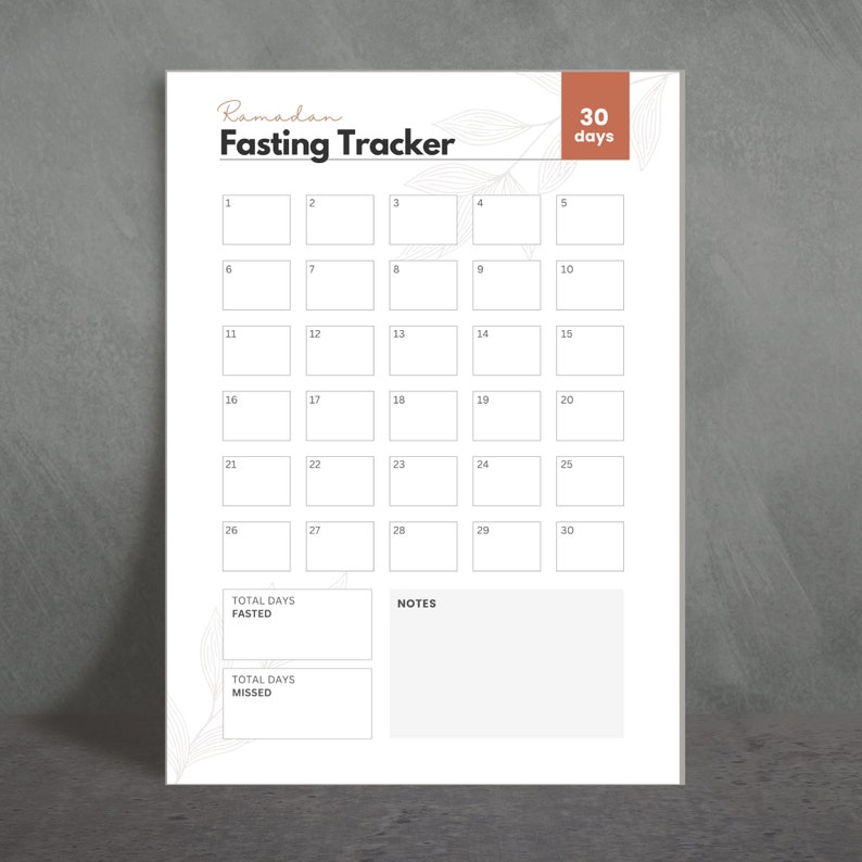 Ramadan Planner Printable PDF Instant Download A4 Etsy