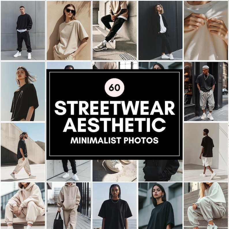 60 Streetwear Photos | Minimalist Streetwear Aesthetic Photography Pack ...