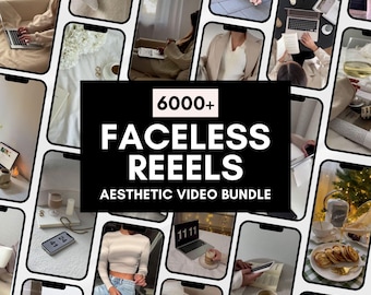 Faceless Reels Bundle – 6000+ Aesthetic Videos | Viral Reels, Faceless Marketing, PLR & MRR Rights