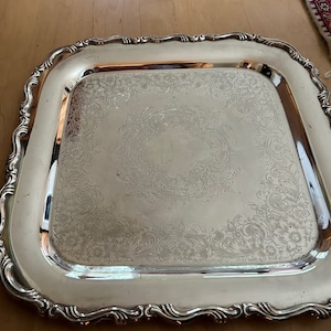 Oneida Silverplate Square Tray