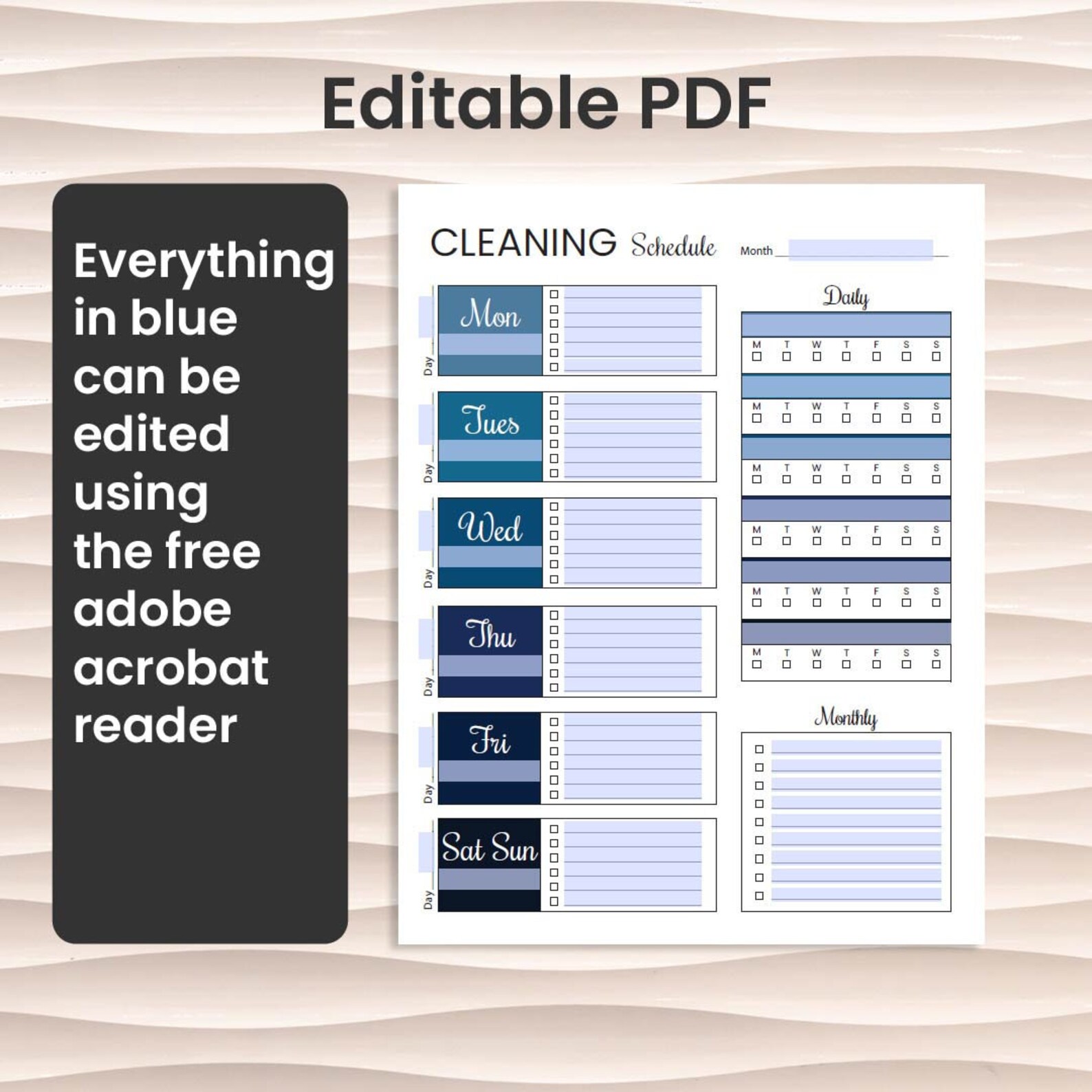 Chore/task Chart Editable, Printable, Instant Download Couples ...