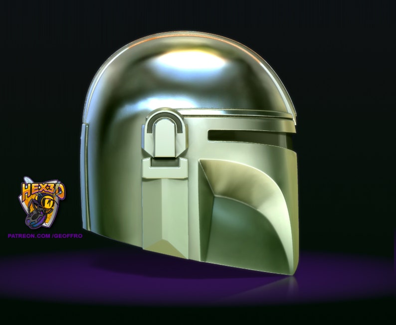 Mandalorian Helmet Unpainted Etsy