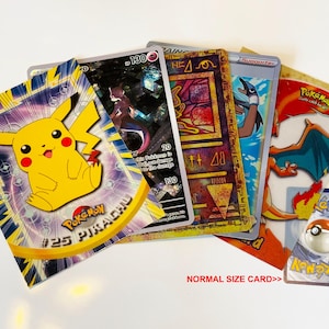 2 cartes Pokémon OVERSIZE (* PERSONNALISÉES *) - Aléatoires ou sur demande !