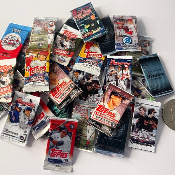 Baseball Card Grab Bag Etsy
