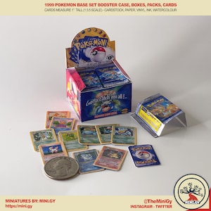 1999 Pokémon 1re édition (*MINIATURE*) scellée - cartes, packs, boîtes WIZARDS of the COAST *Lire les options dans la description*