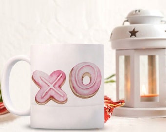 XO Valentine Cookie Mug