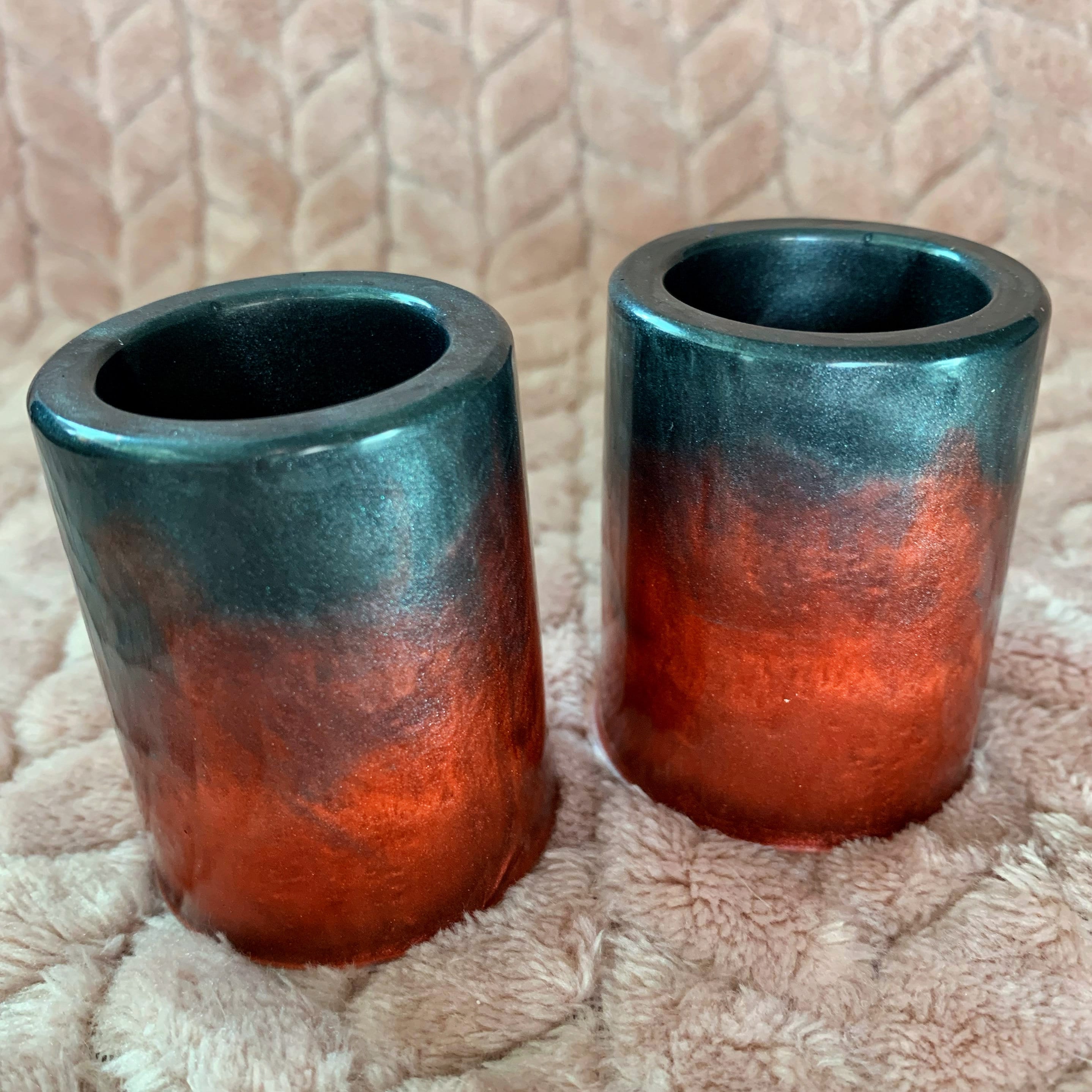 Red & Black Shot Glasses (set of 2) - Etsy
