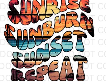 Puesta de sol Amanecer Quemaduras de sol Repetir Descarga digital