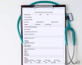 COMPLETE Hospice RN Admission Template