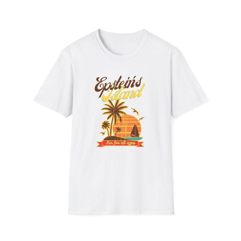 Epstein’s Island: Zero Stars, Do Not Recommend... Dark Humor Tee image 2