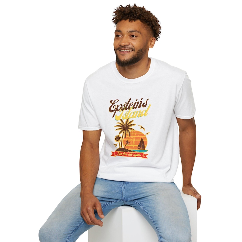Epstein’s Island: Zero Stars, Do Not Recommend... Dark Humor Tee image 5