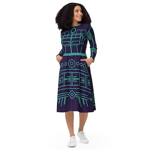 Twili Inspired long sleeve midi dress