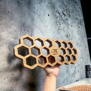 Eierhalter aus Holz | Anpassbarer Eierhalter | Frischei Halter | Arbeitsplatte Eierhalter | Eieraufbewahrung aus Holz | Benutzerdefinierte Küchenaufbewahrung