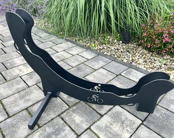 Bicycle rack, bicycle holder for a van for airline tracks- project
