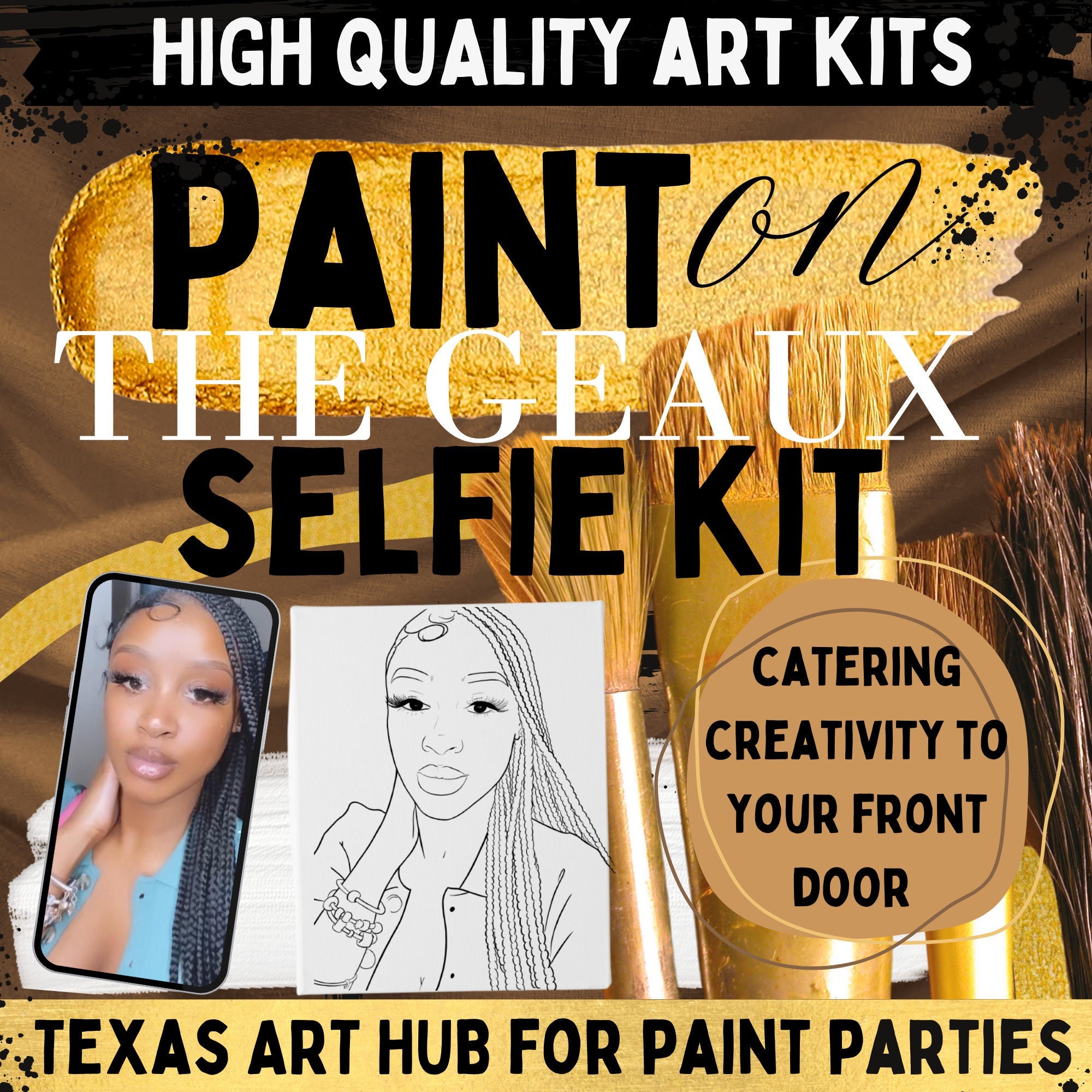 Selfie Paint Night Home Kit