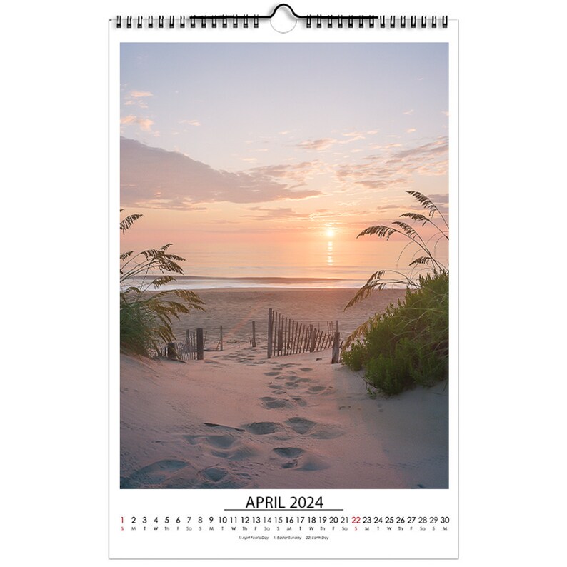 2024 Outer Banks Fine Art Calendar Etsy