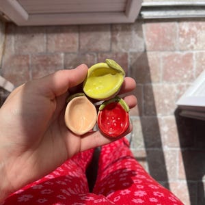 Worry stones fruit PRE-ORDER. Anti-stress pebble, calming stone, Worry stones